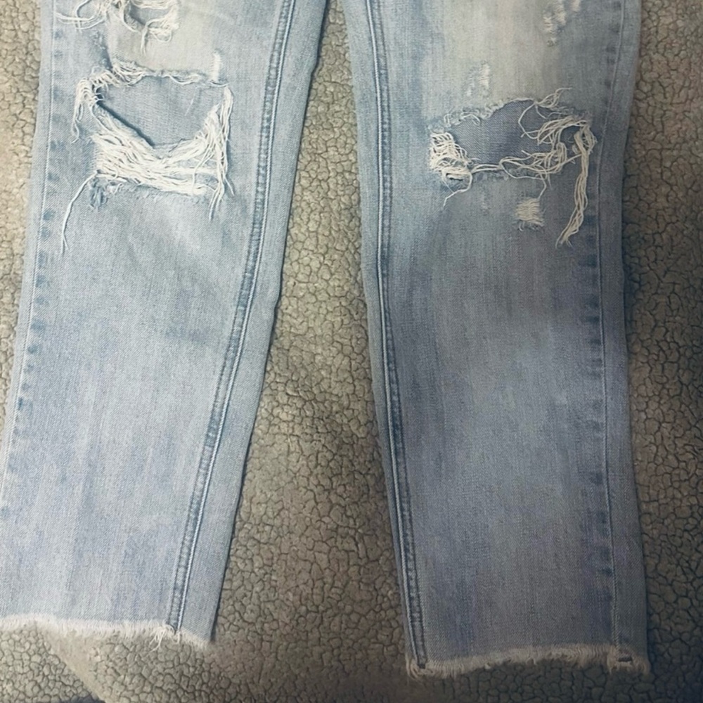 One Teaspoon Distressed Denim Boyfriend Jeans - Picture 4 of 5